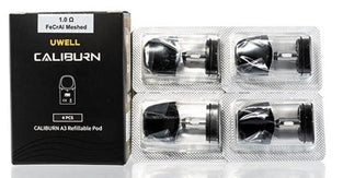 Uwell Caliburn A3 Pod (4 pk) 1.0 Mesh - Vapor Fog - 6941736511504 - Devices - Pods & Coils - Uwell